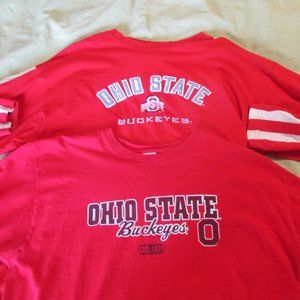 OHIO STATE BUCKEYES Combo Shirts Long Sleeve and T-Shirt Both  Sz XL